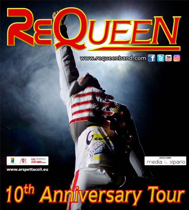Viterbo:  ReQueen in concerto al San Leonardo sabato 15 aprile